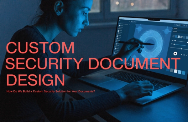 A designer planning security features on a computer