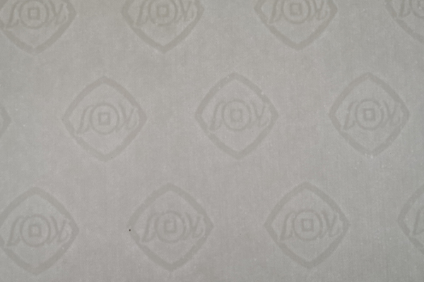 A diagram showing layered security features on a document