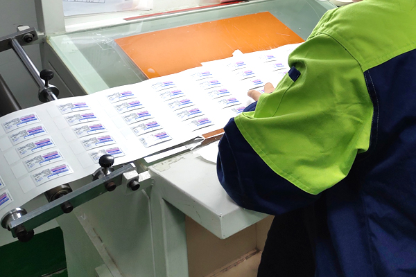 A photo of a secure manufacturing facility or quality control process