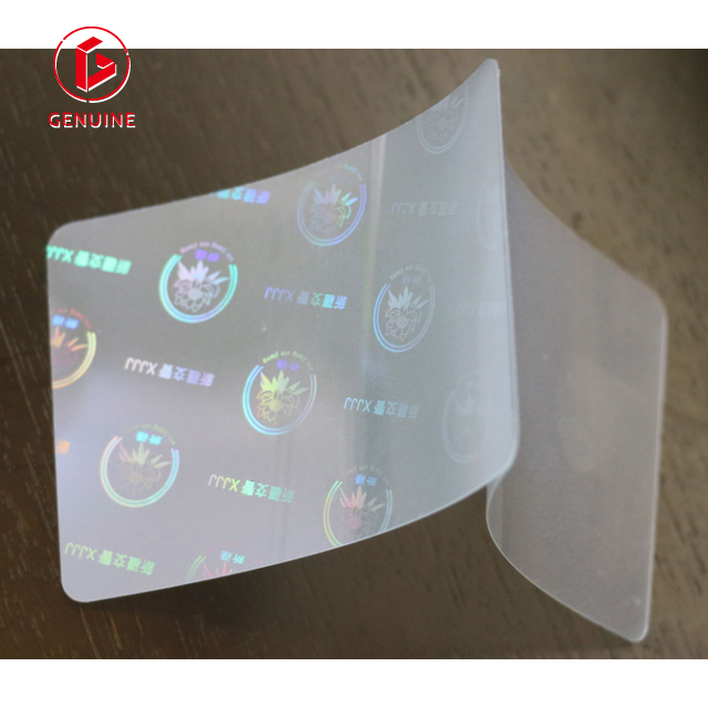 Holographic Laminate Pouch Security A secure document protected by a holographic heat laminate pouch.