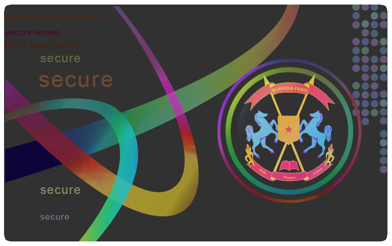 A custom hologram design featuring a company logo